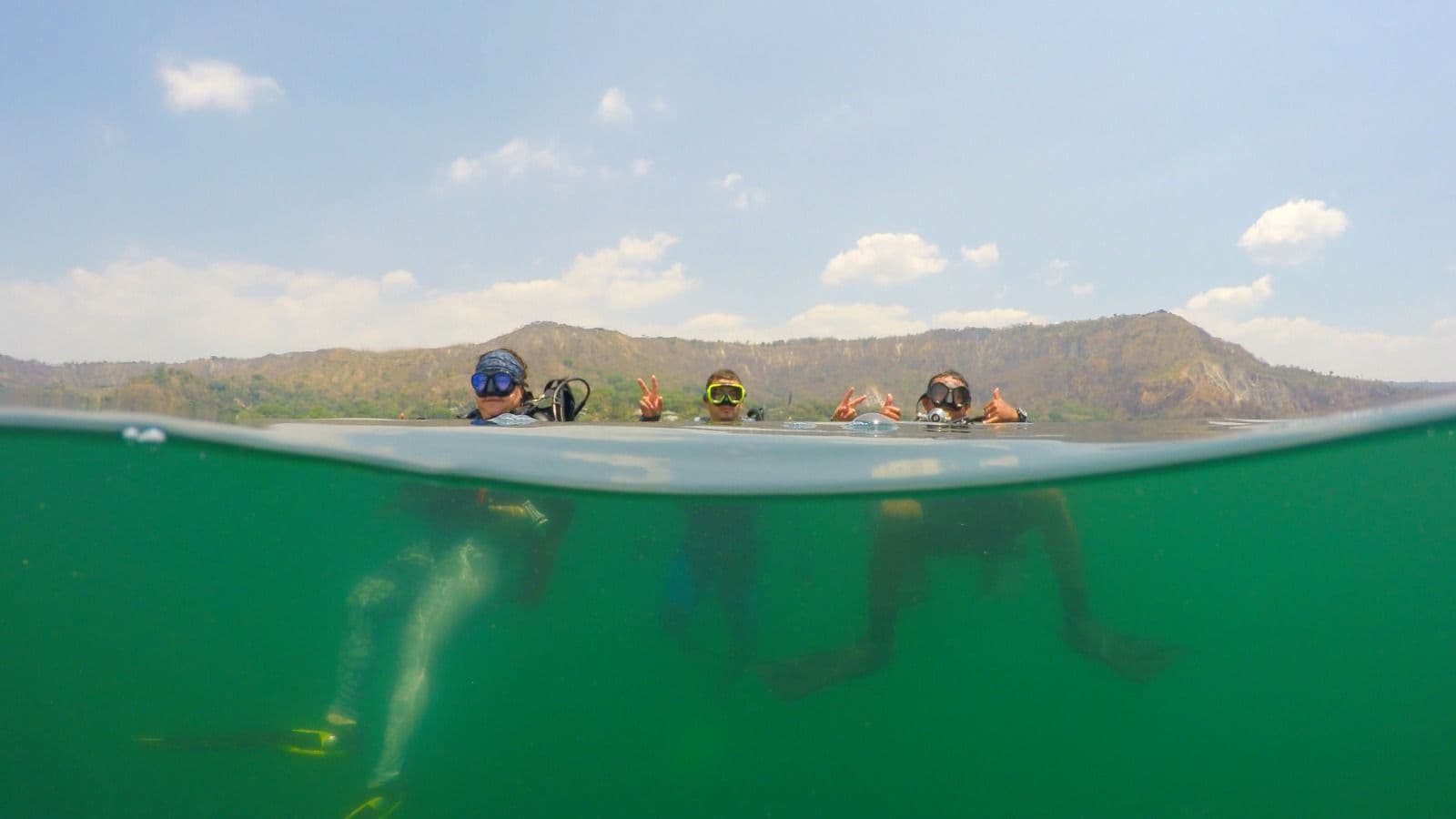 Fun Dive at Lake Ilopango for Certified Divers