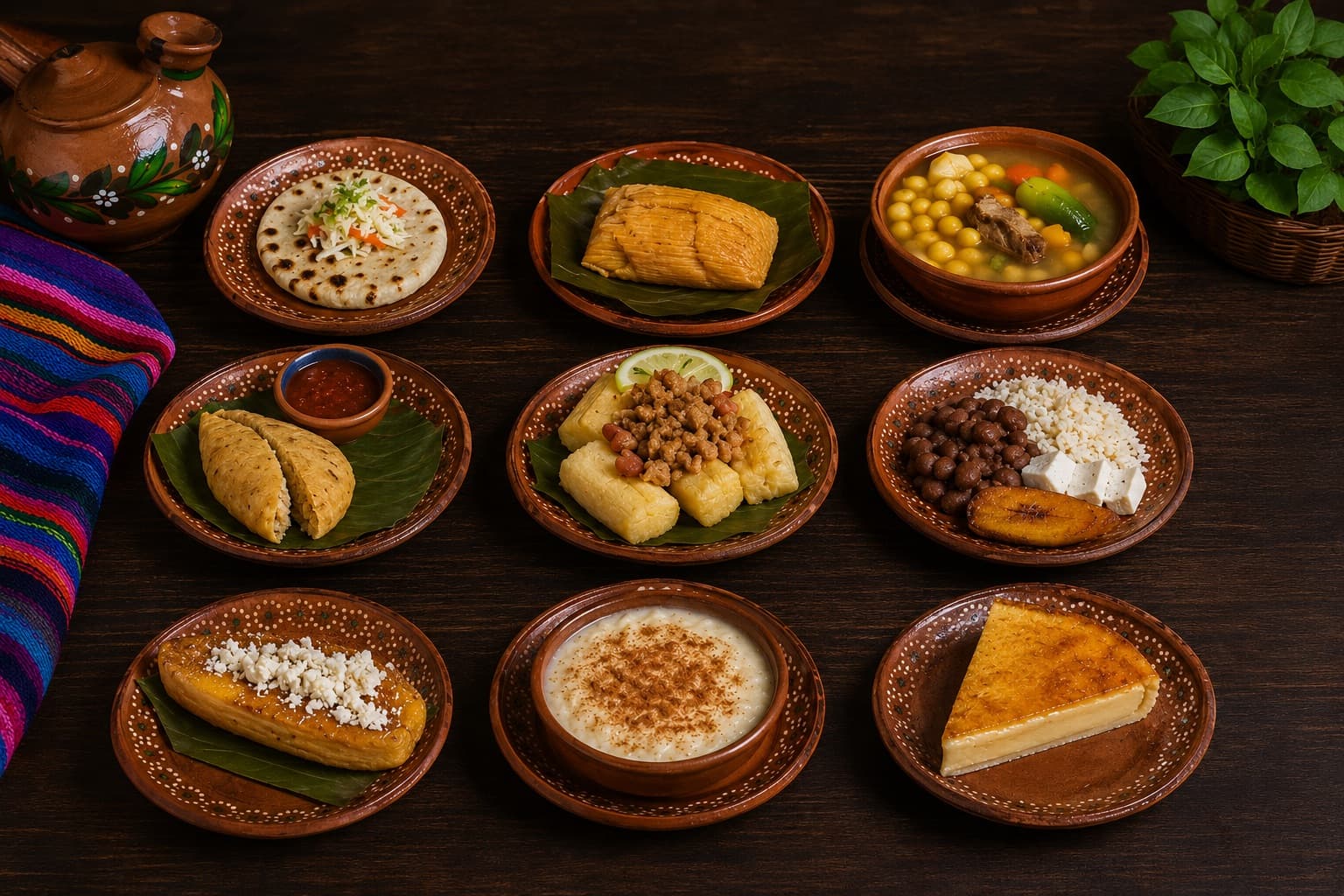 Gourmet Tasting of Traditional Salvadoran Food Delivered to Your Airbnb